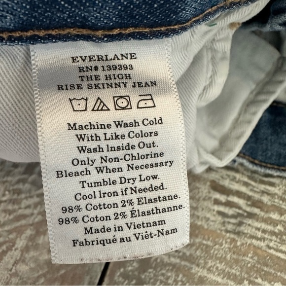 EVERLANE-THE High Rise Skinny (Size:28) - Picture 12 of 13